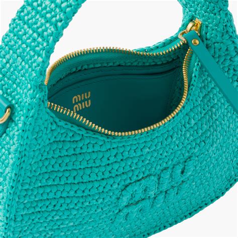 Jade Green Crochet Hobo Bag 